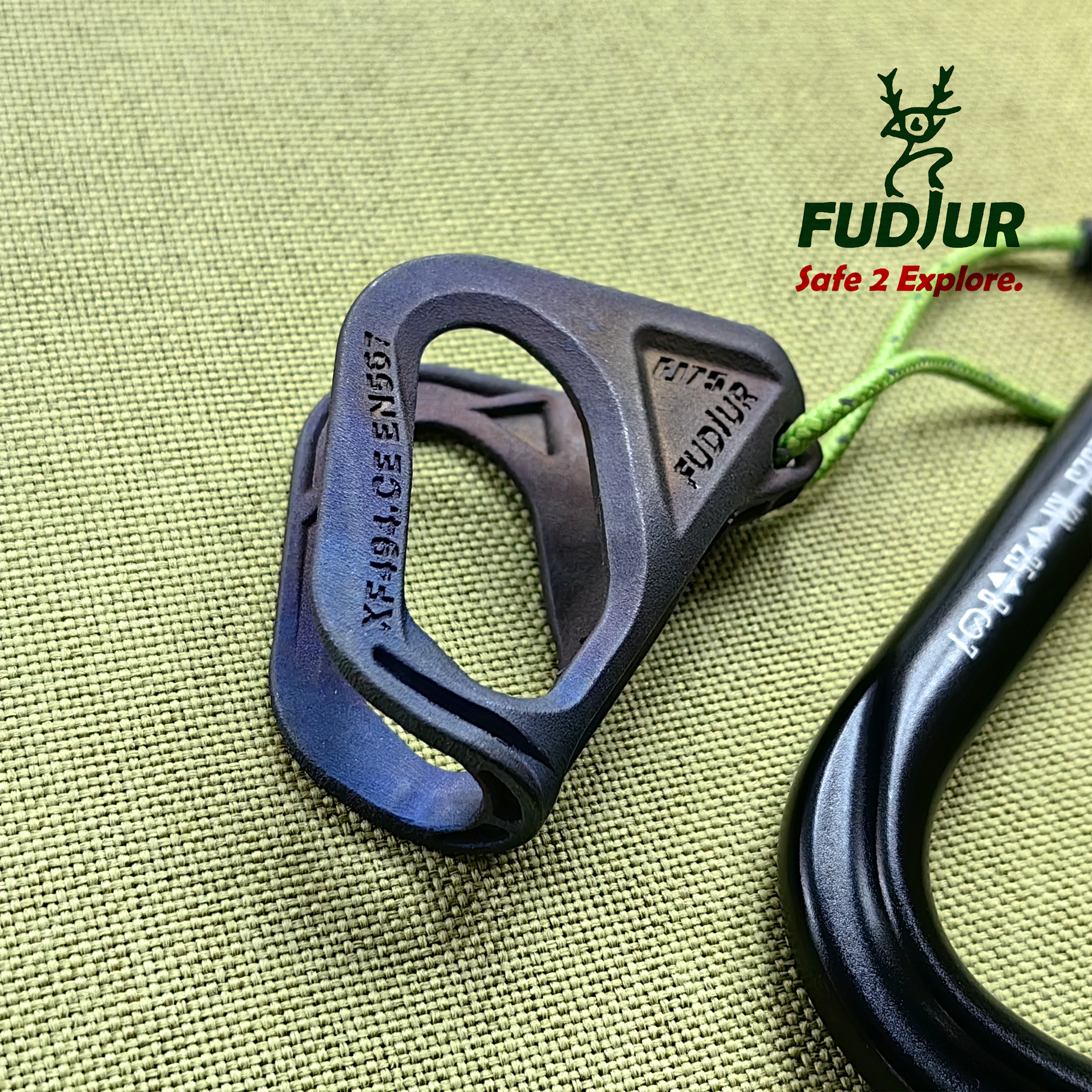 FUDJUR Ultralight Titanium Alloy Portable Ascender