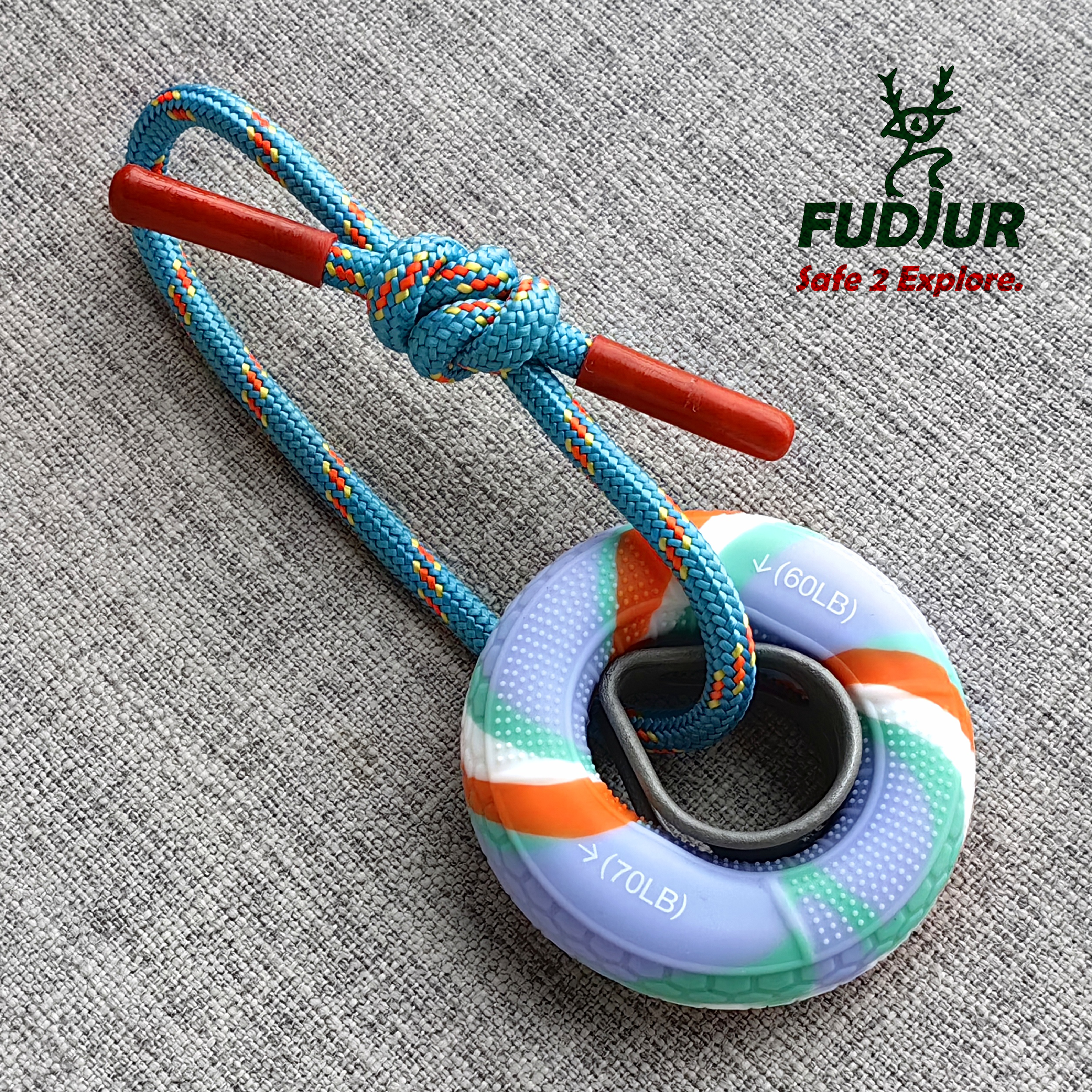 FUDUR Mini Finger Plate Titanium Alloy Colorful Edition