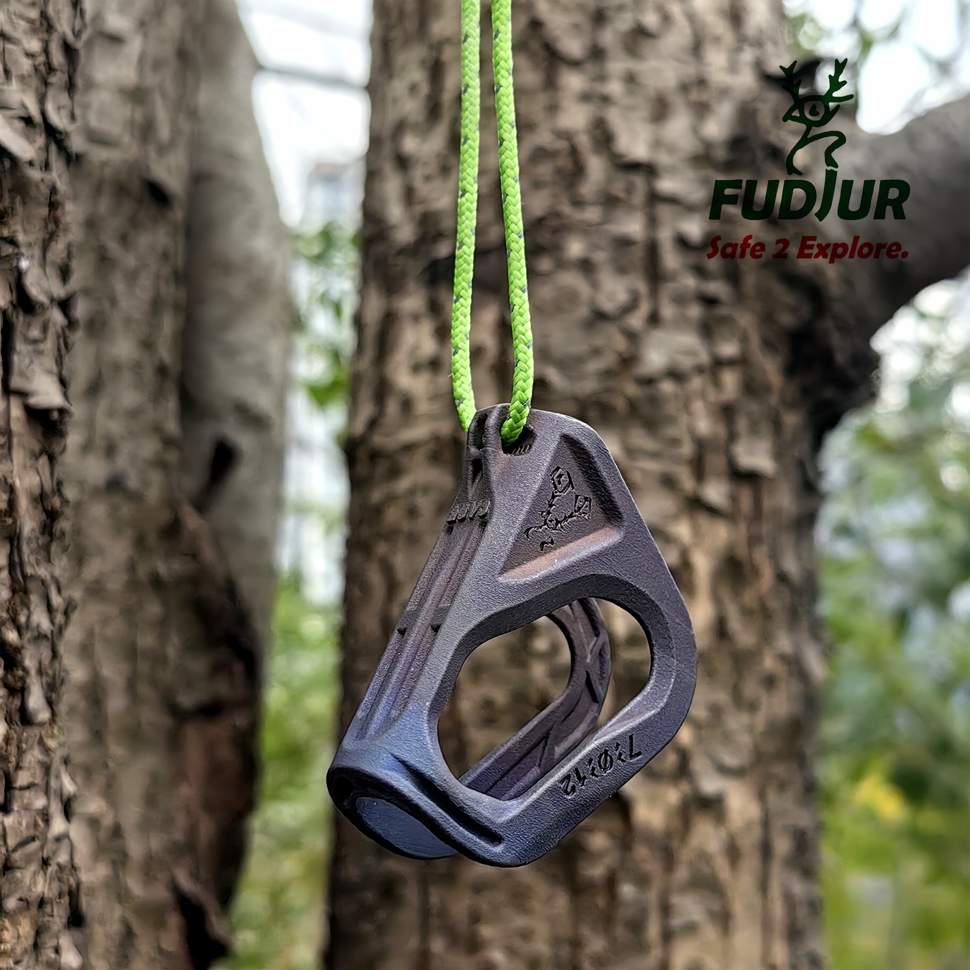 FUDJUR Ultralight Titanium Alloy Portable Ascender