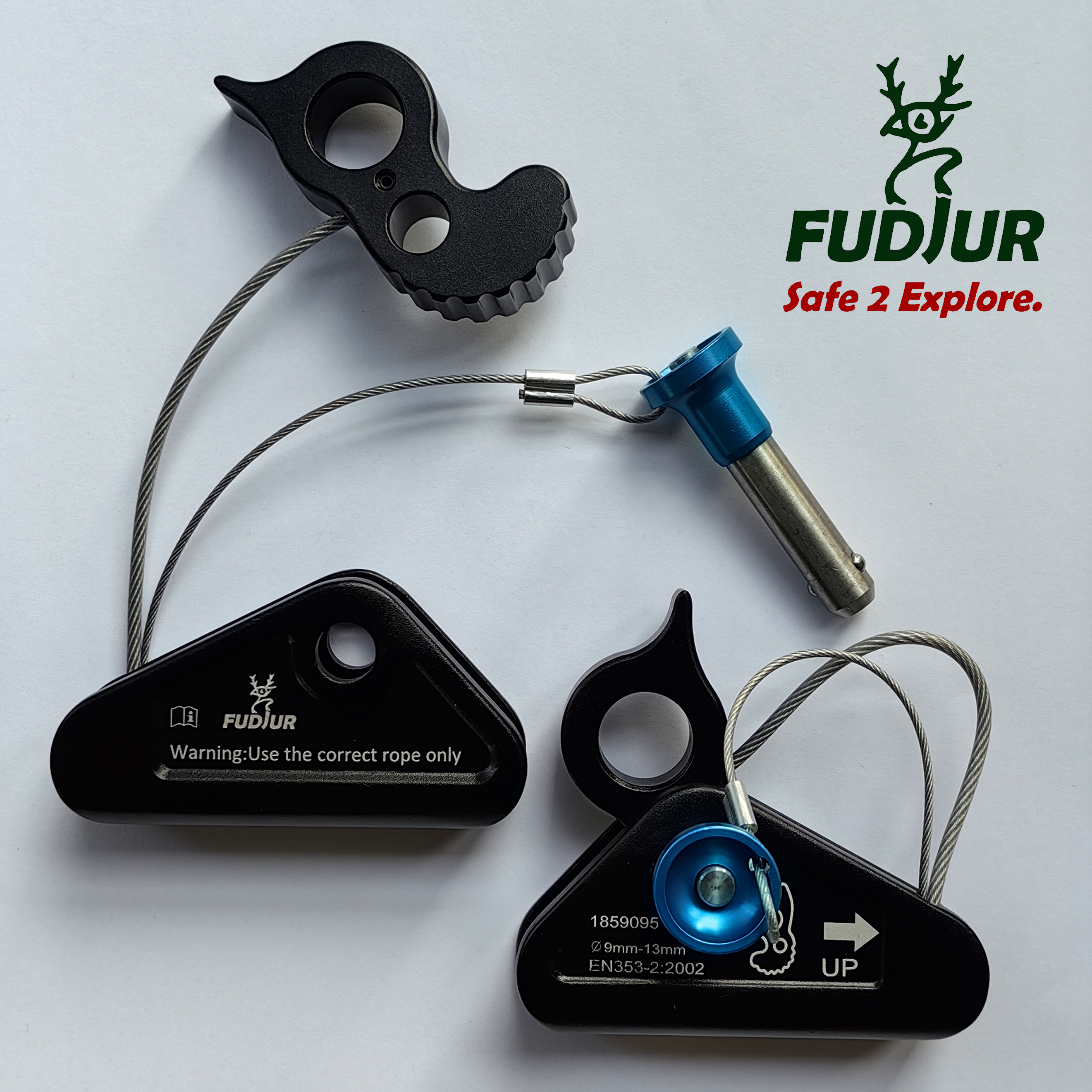 fudjur-FJ aluminum alloy detachable rope grabber