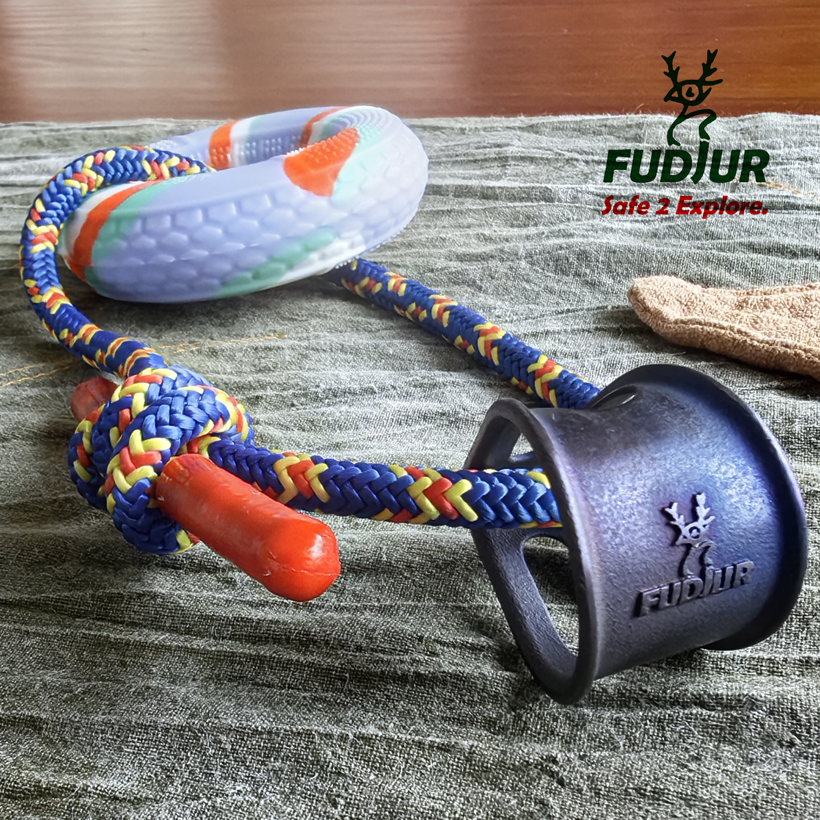 FUDUR Mini Finger Plate Titanium Alloy Colorful Edition