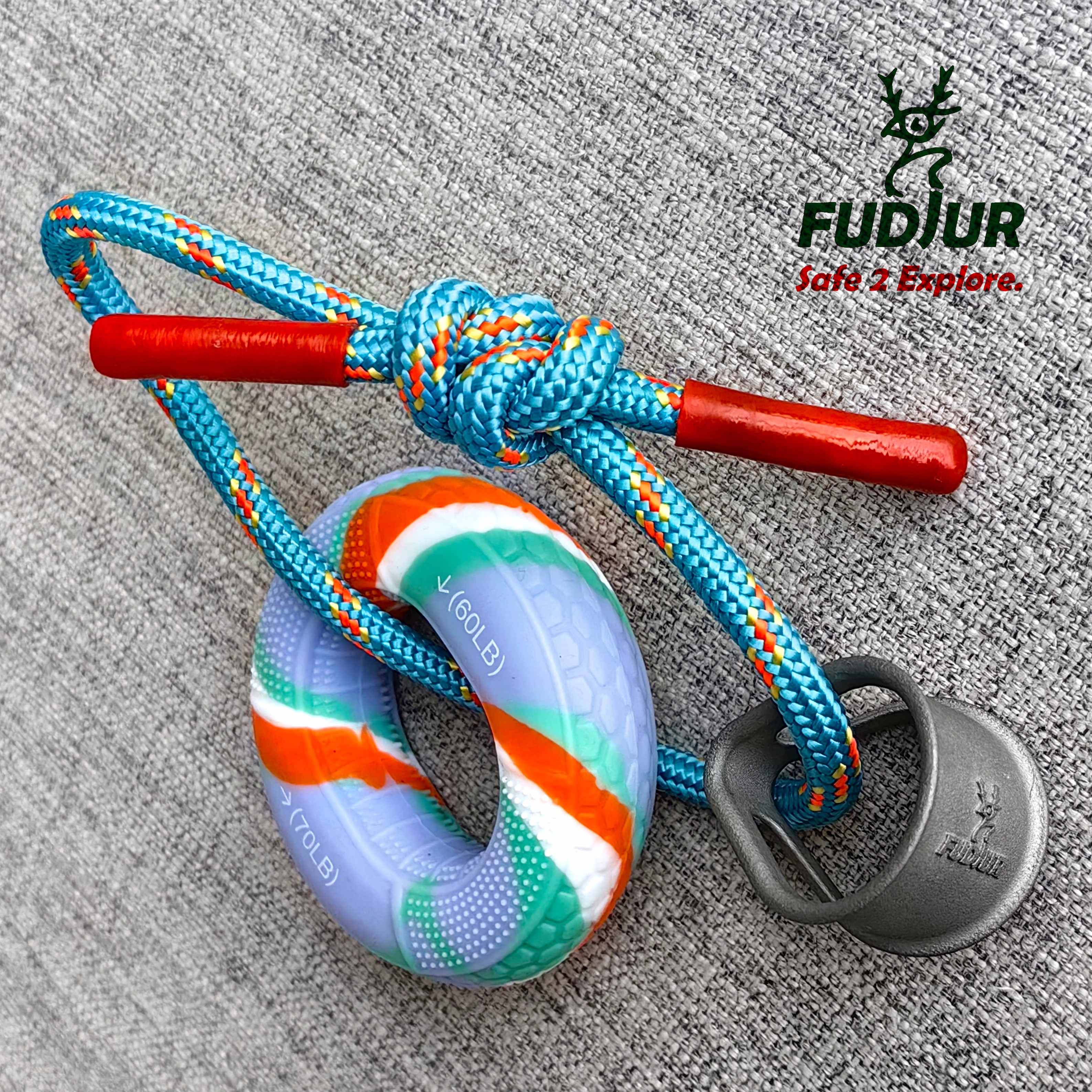 FUDUR Mini Finger Plate Titanium Alloy Colorful Edition