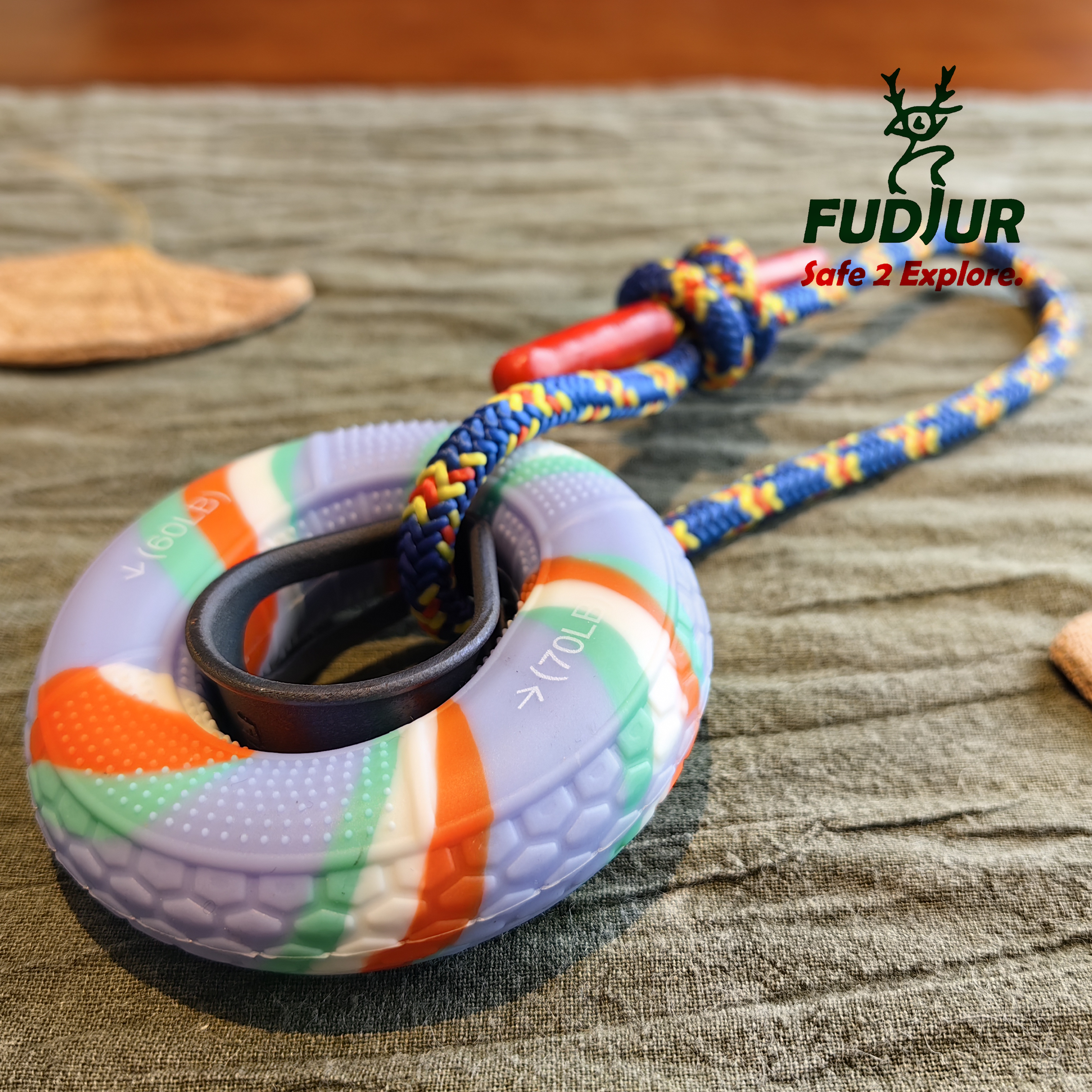 FUDUR Mini Finger Plate Titanium Alloy Colorful Edition