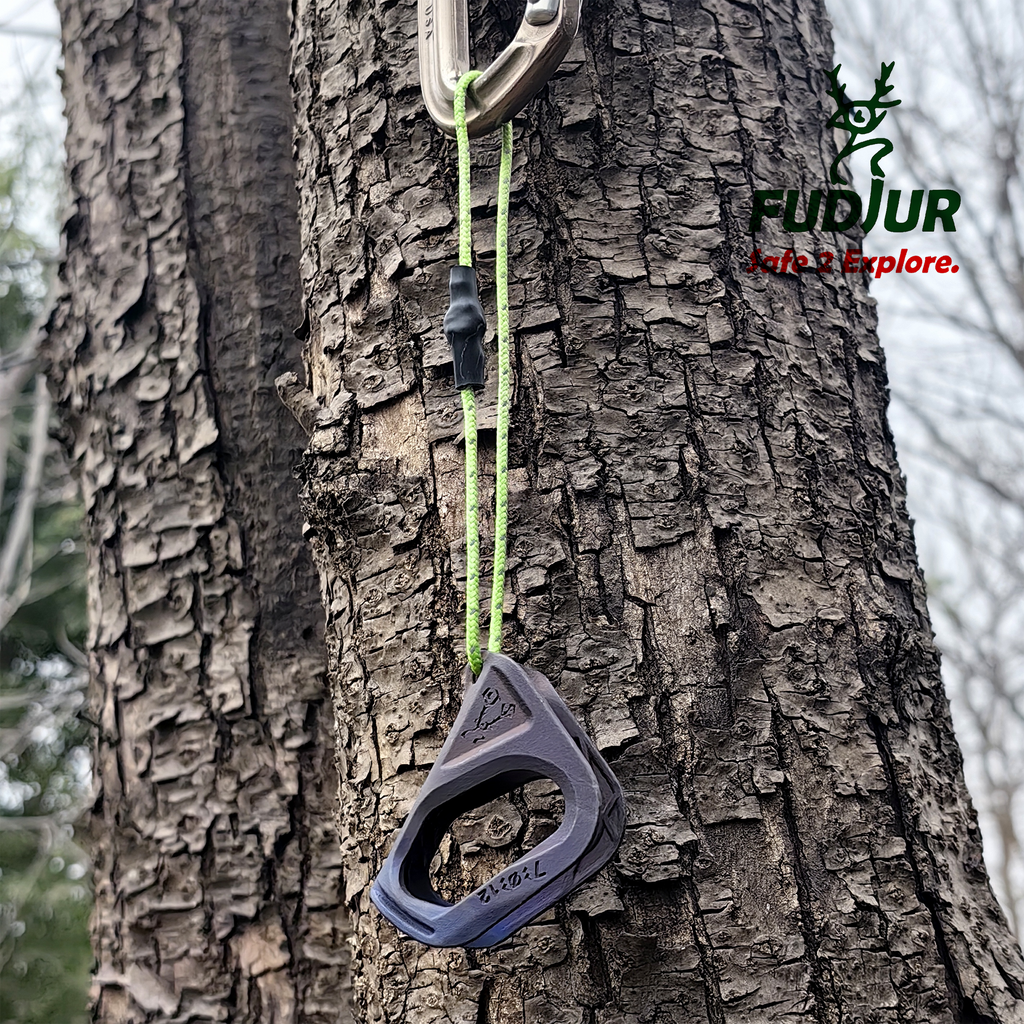 FUDJUR Ultralight Titanium Alloy Portable Ascender