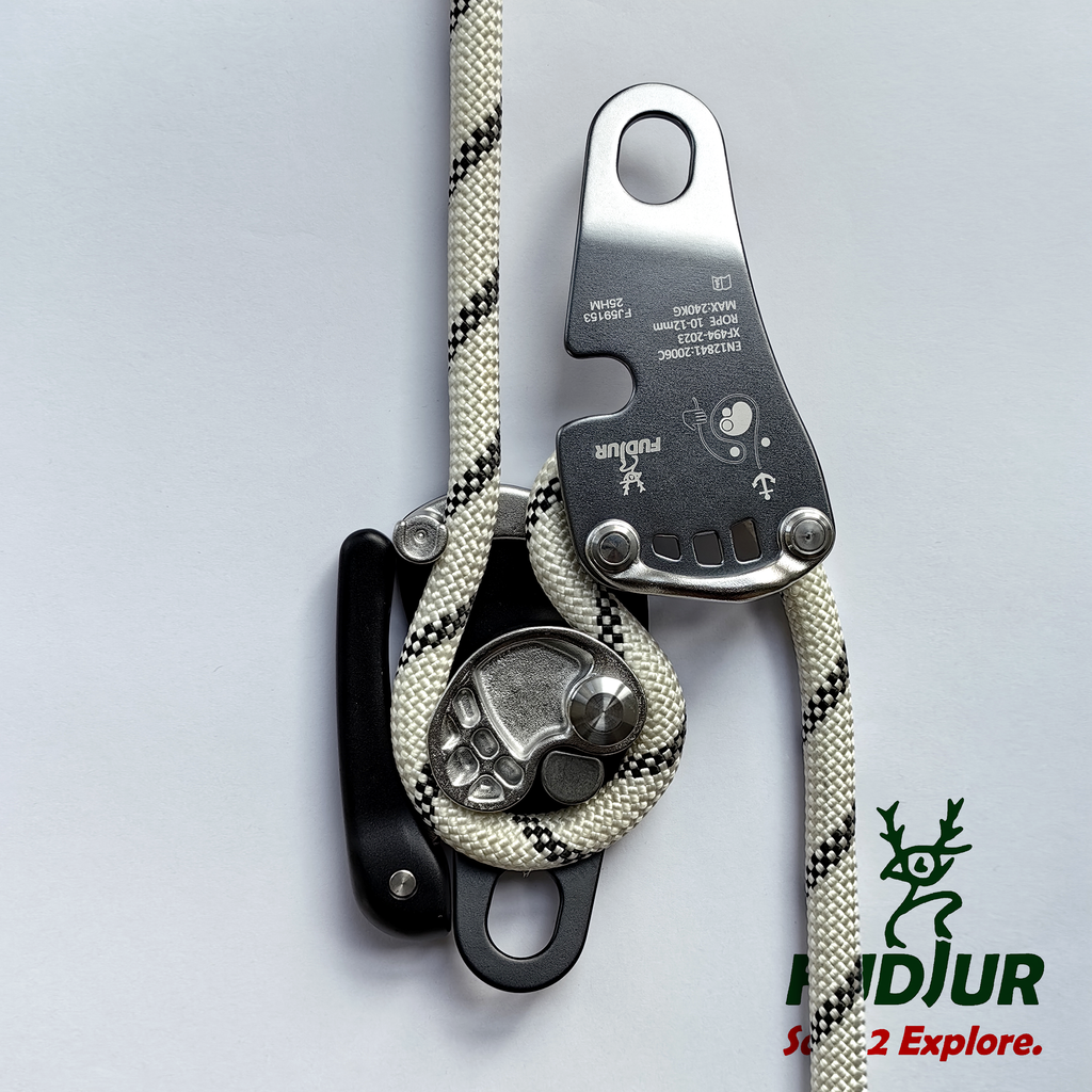 FUDJUR-FJ self-locking manual descender