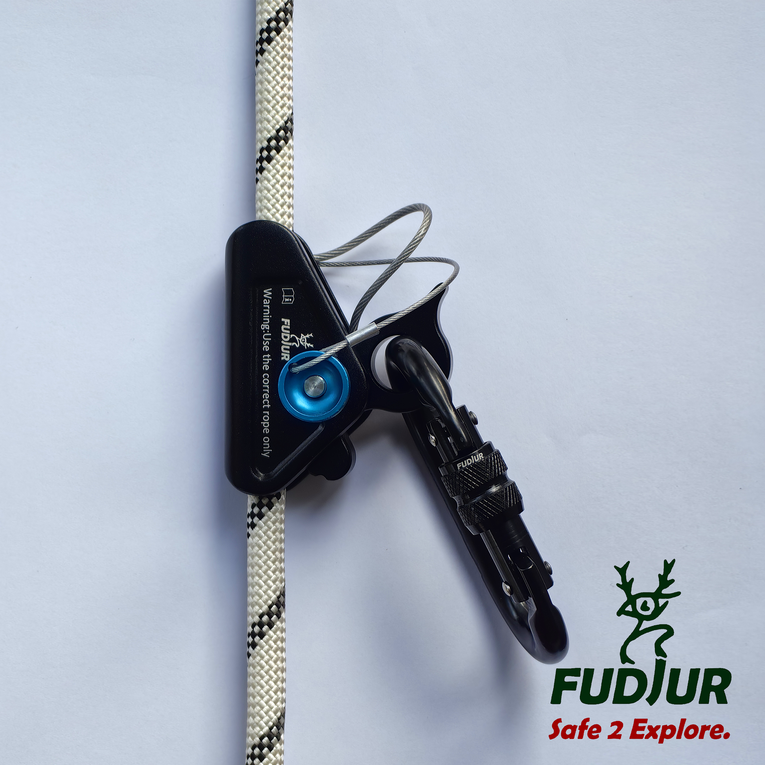 fudjur-FJ aluminum alloy detachable rope grabber