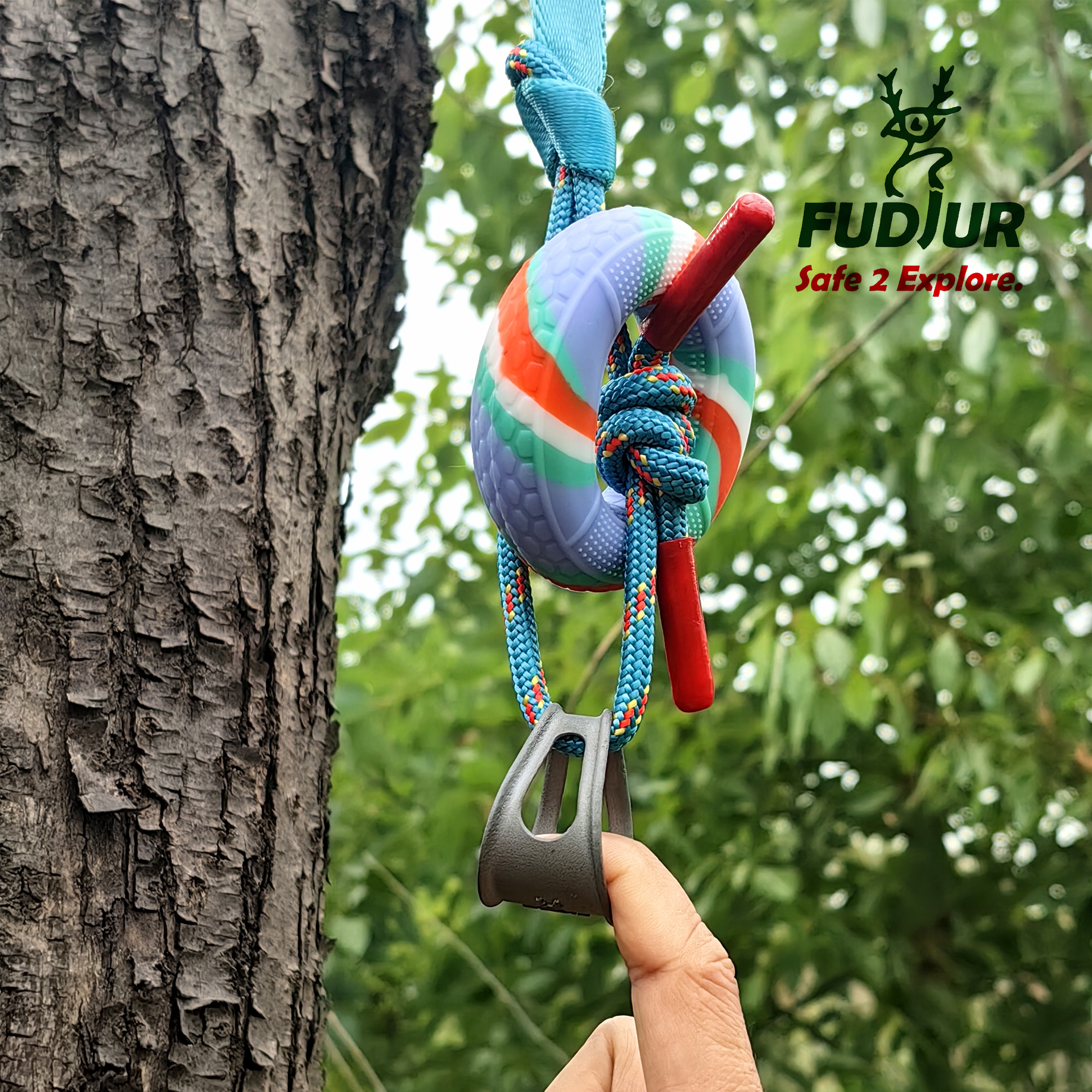 FUDUR Mini Finger Plate Titanium Alloy Colorful Edition