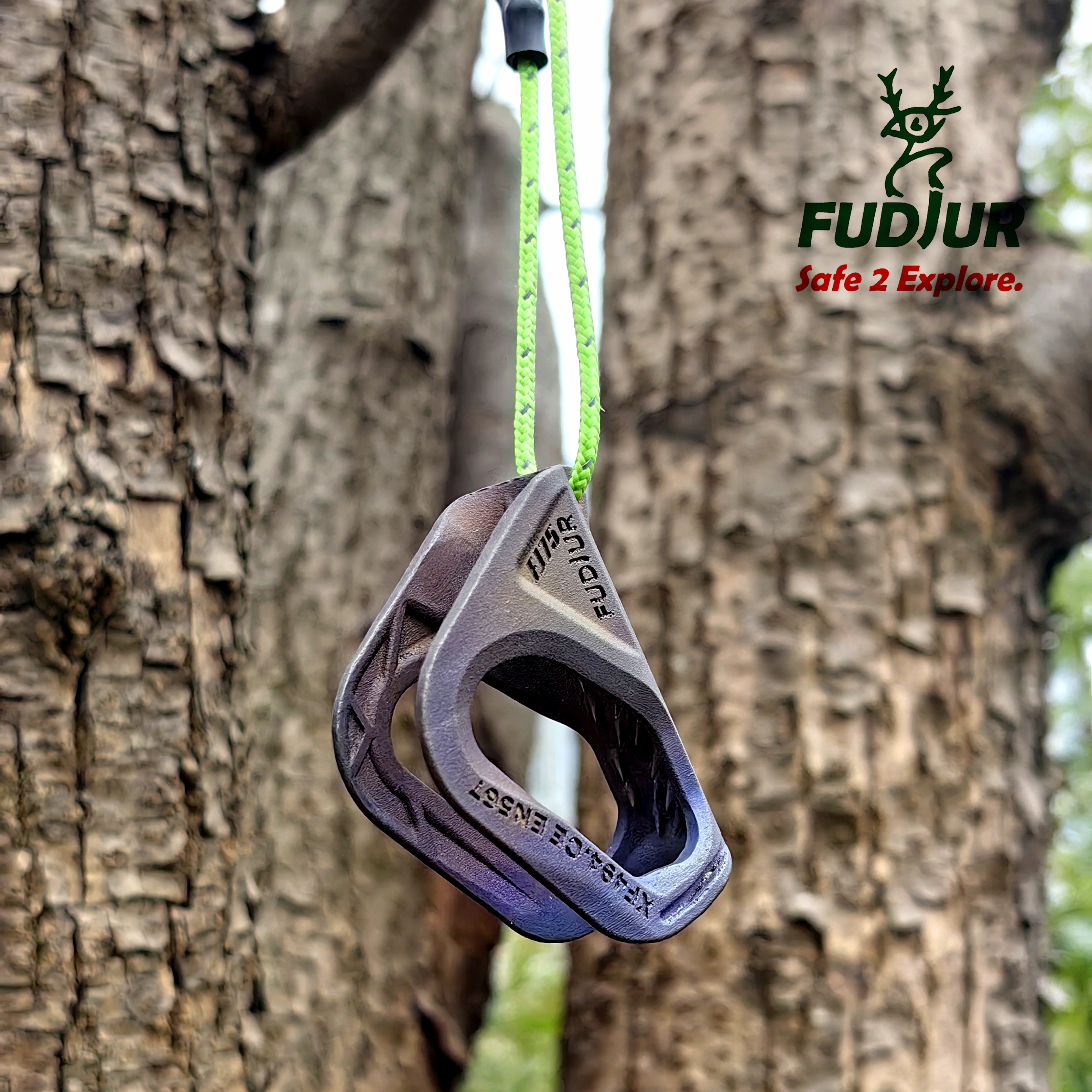 FUDJUR Ultralight Titanium Alloy Portable Ascender