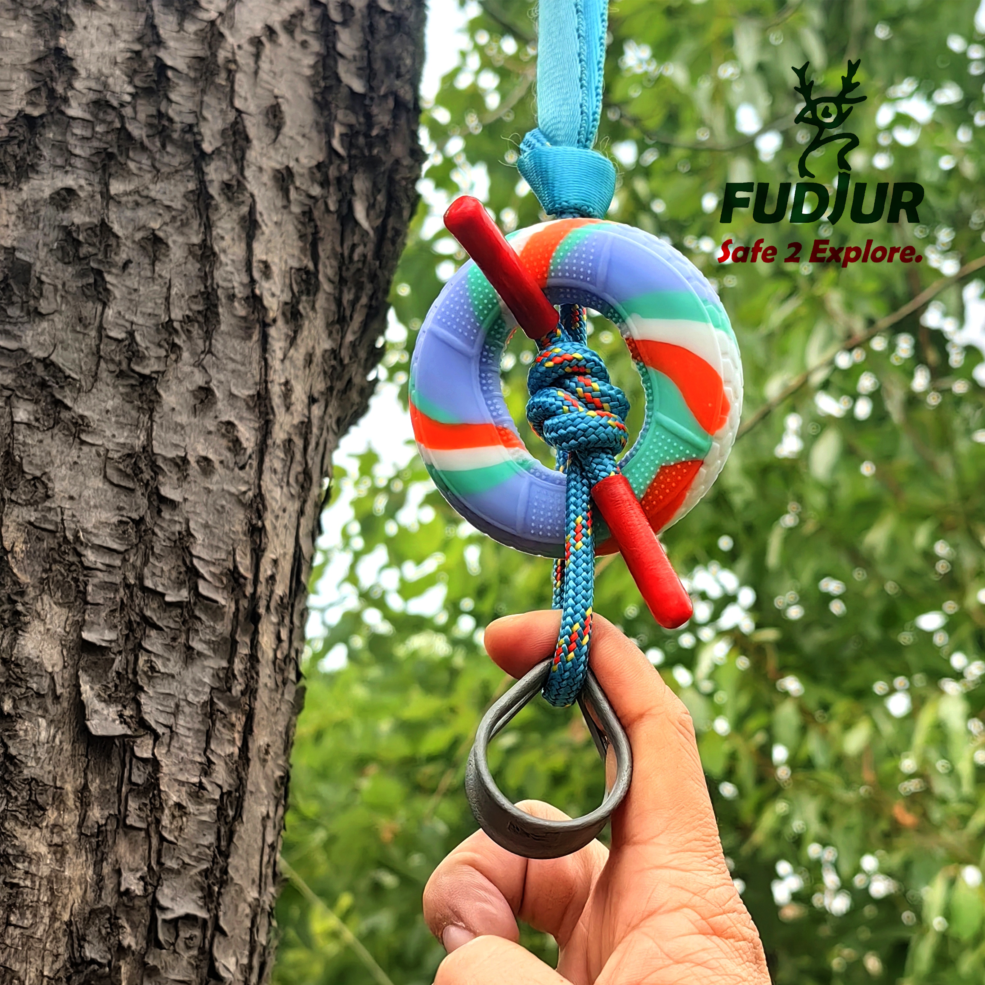 FUDUR Mini Finger Plate Titanium Alloy Colorful Edition