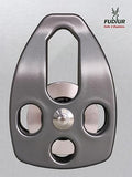Zipline Large Pulley 36KN(8992LBS) Climbing Single Sheave with Swing Plate CE Certified Tree Work Zip Line Rock Climbing Rigging and Arborist Gear