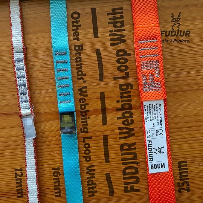 25MM Climbing Sling Runner 38KN Strong Webbing Straps for Rock Climbing Mountaineering Yoga Hammock etc