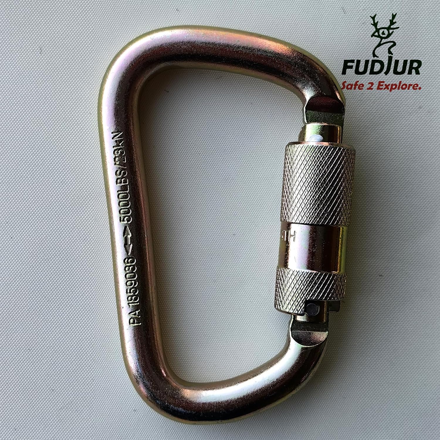 Arborist Positioning Lanyard - 1/2 in Polyester Rope with a Steel snap Hook That Prevents The Rope from Twisting - Adjustable, High Visibility, CE Certified for Work Positioning and Tree Climbing