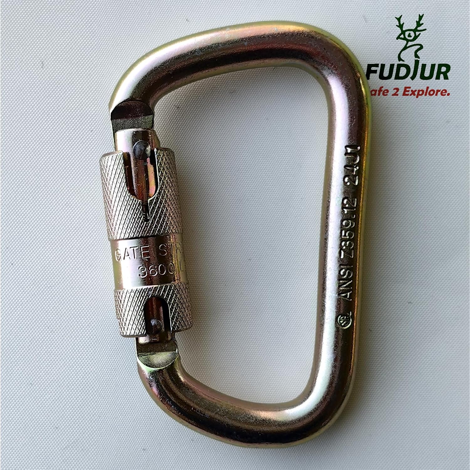 Arborist Positioning Lanyard - 1/2 in Polyester Rope with a Steel snap Hook That Prevents The Rope from Twisting - Adjustable, High Visibility, CE Certified for Work Positioning and Tree Climbing