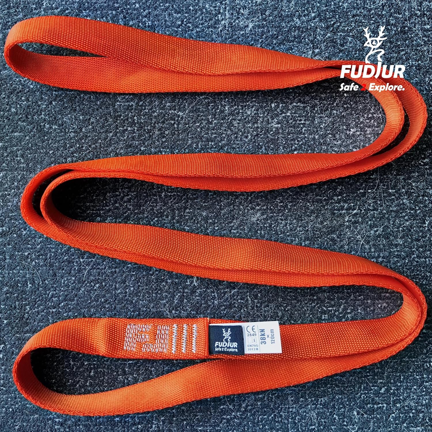 25MM Nylon Climbing Sling Runner 38KN Strong Webbing Straps for Rock Climbing Mountaineering Yoga Hammock etc