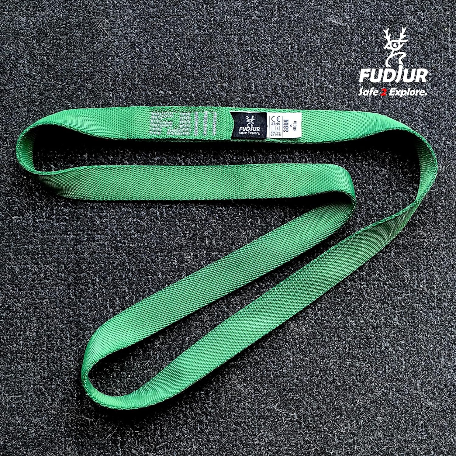 25MM Nylon Climbing Sling Runner 38KN Strong Webbing Straps for Rock Climbing Mountaineering Yoga Hammock etc