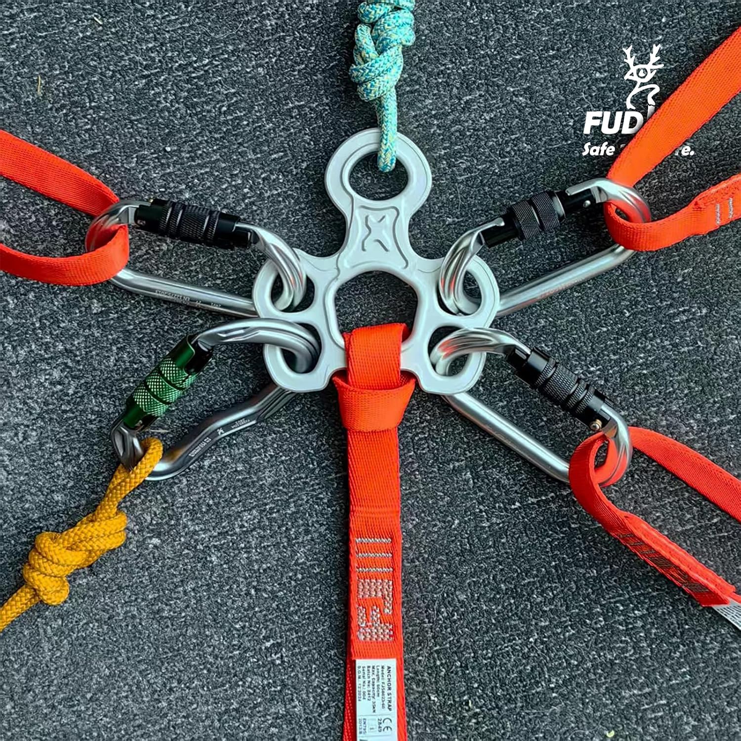 25MM Nylon Climbing Sling Runner 38KN Strong Webbing Straps for Rock Climbing Mountaineering Yoga Hammock etc