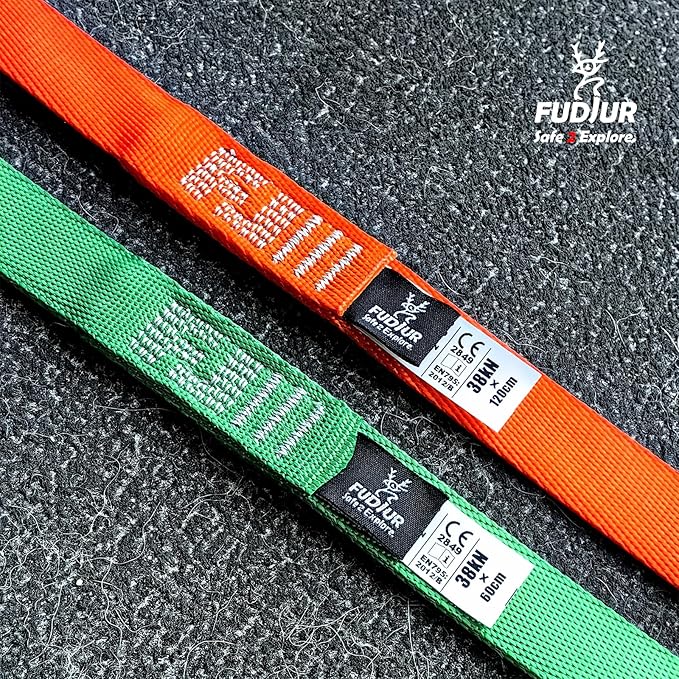 25MM Climbing Sling Runner 38KN Strong Webbing Straps for Rock Climbing Mountaineering Yoga Hammock etc