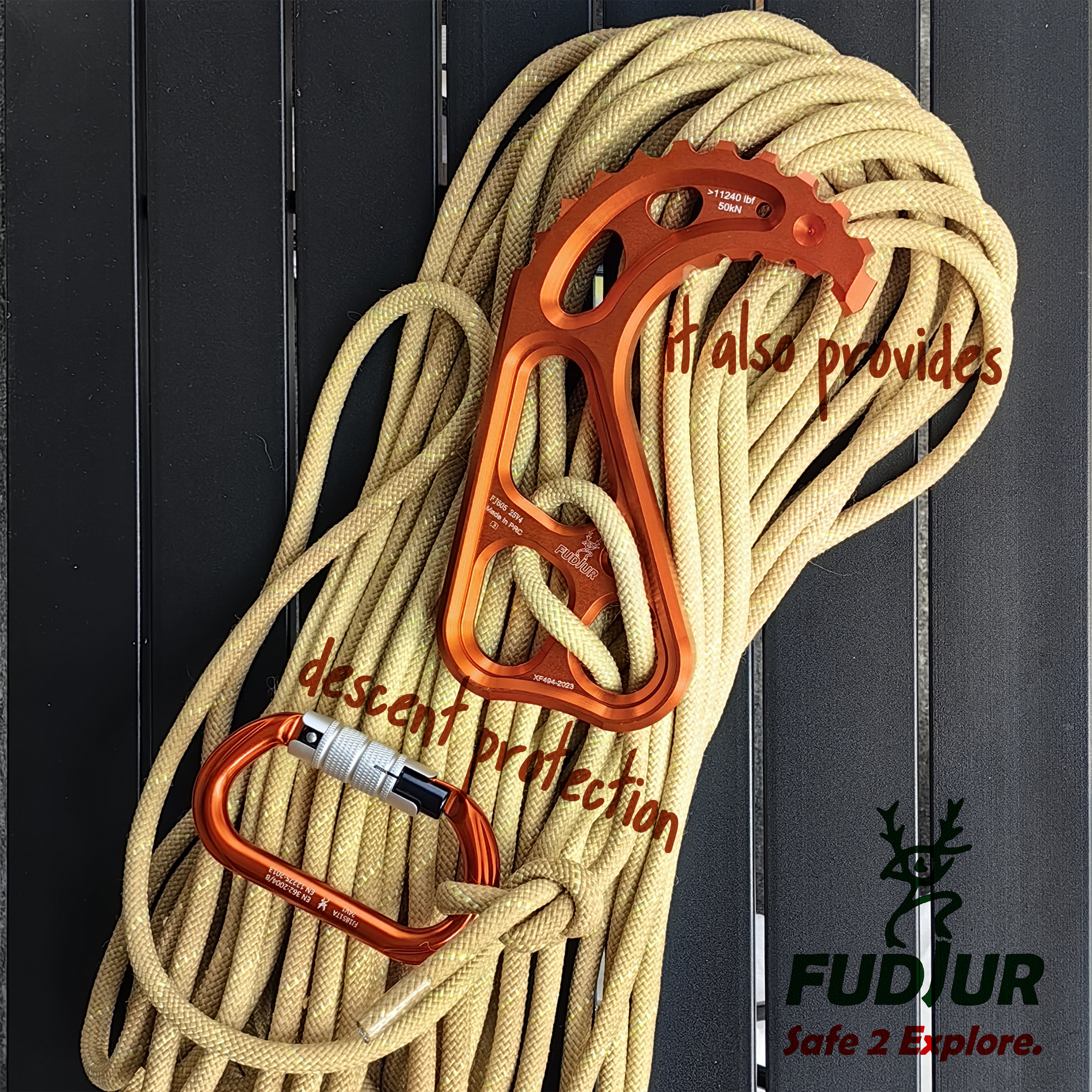 FUDJUR multifunctional fire escape anchor hook